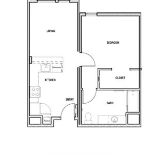 1 bedroom